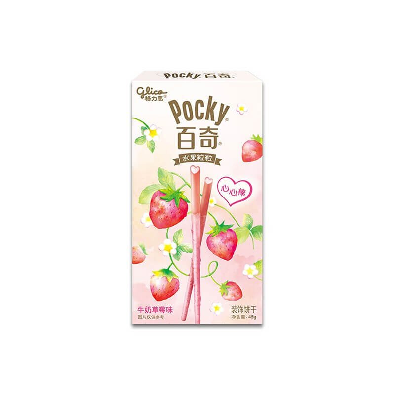 Sticksuri Pocky, cu Budinca de Capsuni 45g