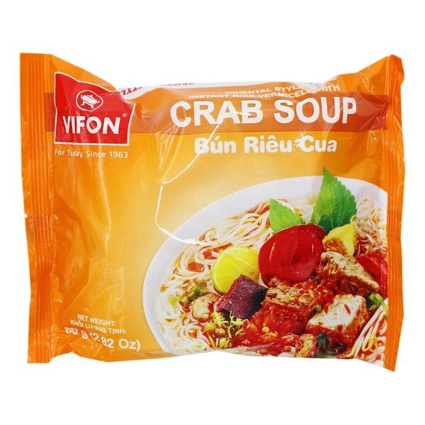 VIFON INST RICE NOODLE CRAB BO NIEW CUA 80G