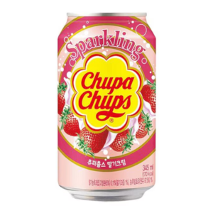 Bautura carbogazoasa, aroma de capsuni, 345ml, Chupa Chups