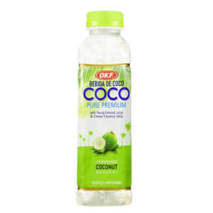 Bautura racoritoare din cocos, cu jeleu, 500ml, OKF