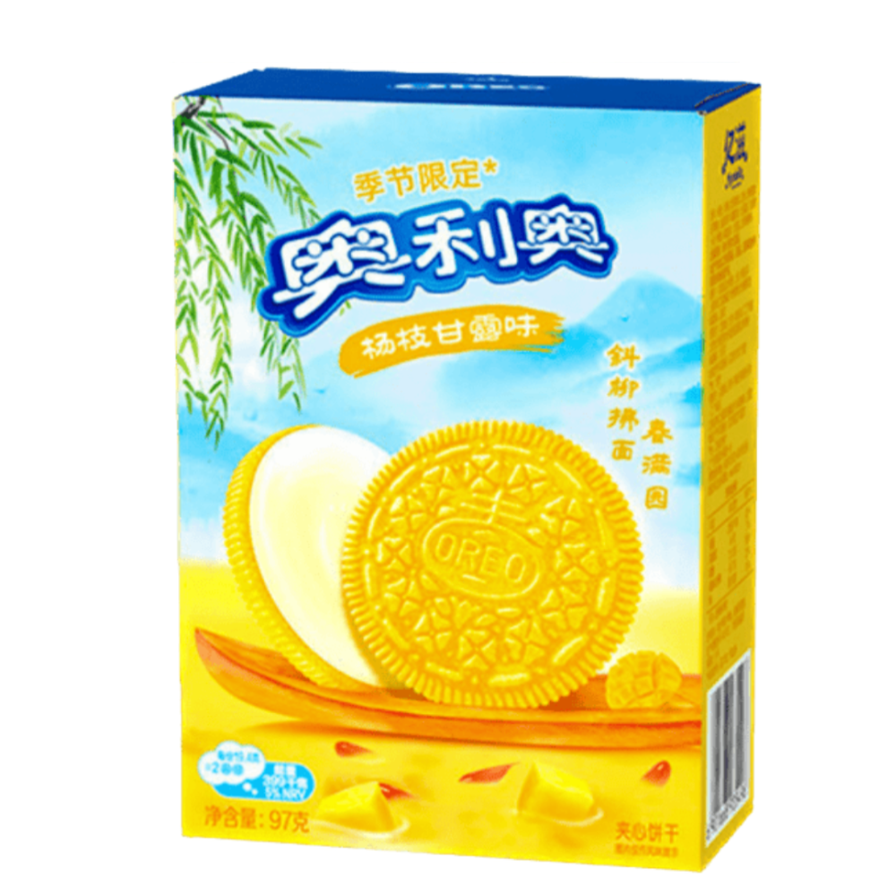 Biscuiti, Aroma de mango si grapefruit, 97g, Oreo