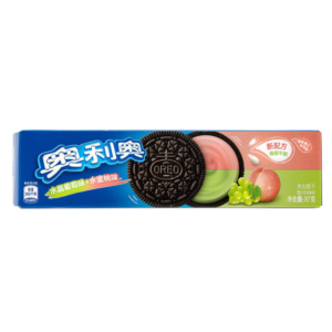 Biscuiti, aroma de piersici si struguri, 97g, Oreo