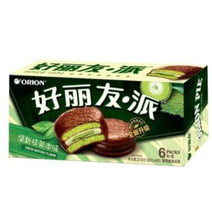 Biscuiti, cu umplutura de matcha, 216g, ORION
