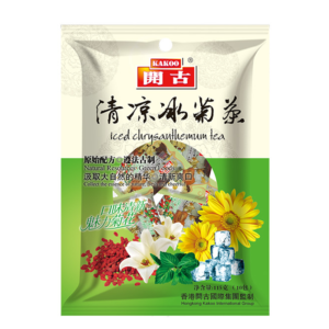 Ceai natural din plante, cu crizantema si menta, 115g, Kakoo