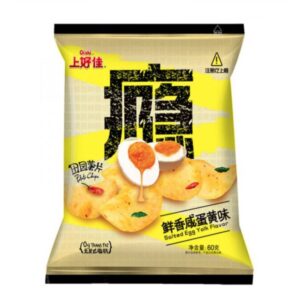 Chipsuri din cartofi, aroma de galbenus de ou, 60g, Oishi