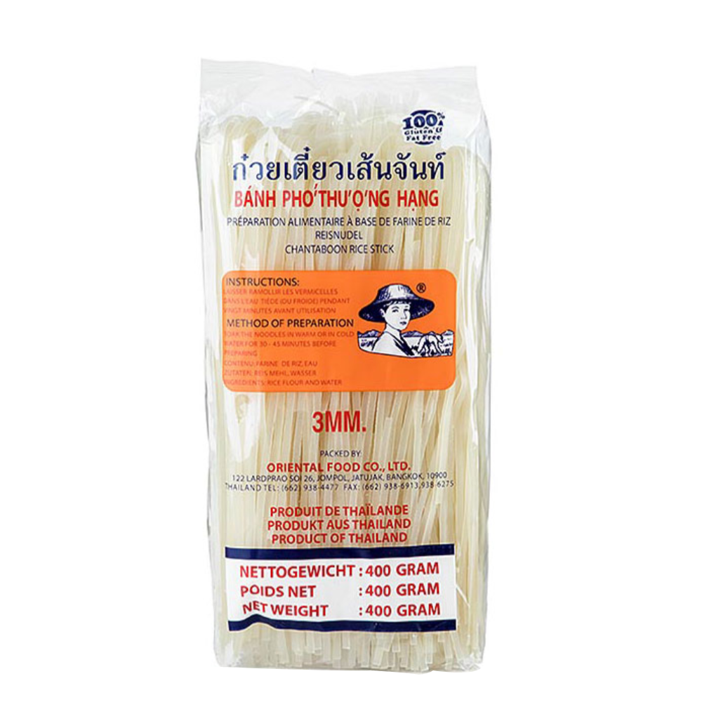 Fidea de orez, 3mm, 400g, Nongfu