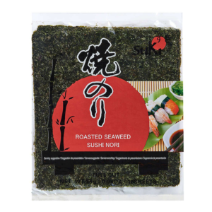 Foi intregi din alge Nori, prajite, pentru sushi, 28g, Suki