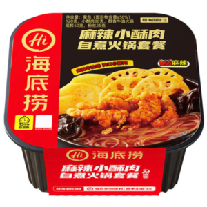Hot Pot instant, aroma de porc crocant picant si rosii, 275g, HDL