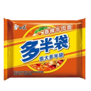 Noodles instant, Aroma de vita picanta, 115g, Baixiang