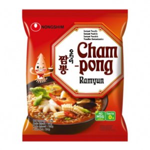 Noodles instant, ChamPong, 124g, Nongshim