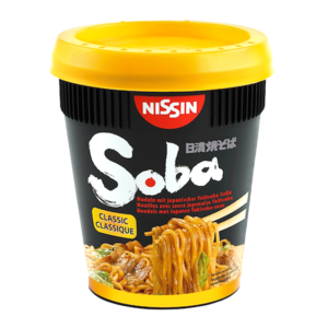 Noodles instant, Soba, aroma originala, 90g, Nissin