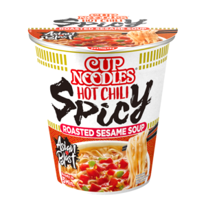 Noodles instant, aroma de chili si susan prajit, 66g, Nissin
