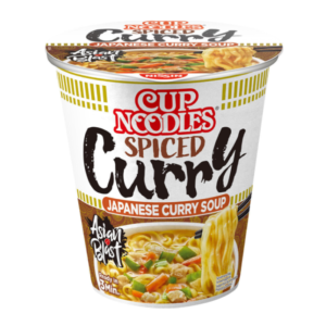 Noodles instant, aroma de curry, 67g, Nissin