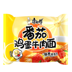 Noodles instant, vita cu ou si rosii, 115g, KSF