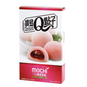 Prajituri Mochi, Aroma de capsuni, 104g, Taiwan Dessert