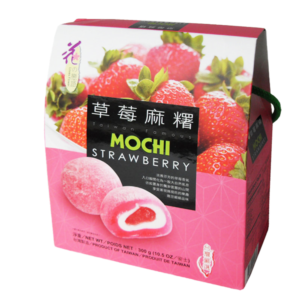 Prajituri Mochi, Aroma de capsuni, 300g, HZN