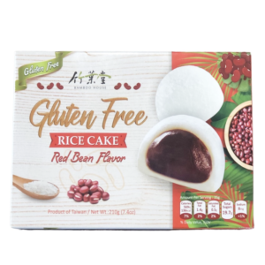 Prajituri Mochi, Fara Gluten, Aroma de Fasole Rosie, 210g, Bamboo House