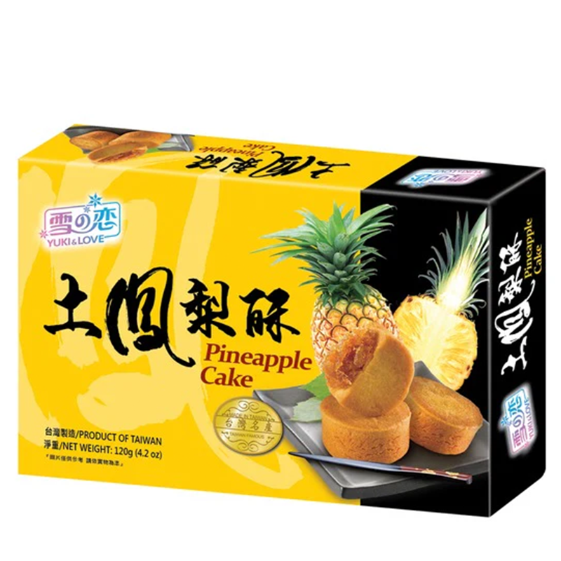 Prajituri, cu umplutura de ananas, 120g, Yuki&Love