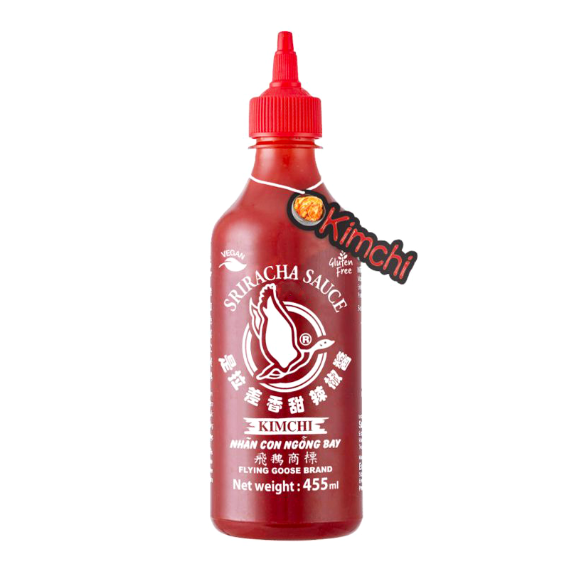 Sos Sriracha picant, cu kimchi, 455ml, Flying Goose