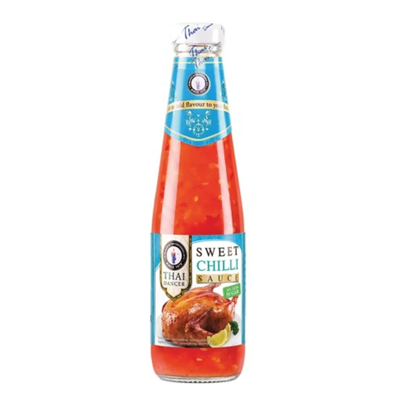 Sos sweet chilli, continut redus de zahar, 300ml, Thai Dancer