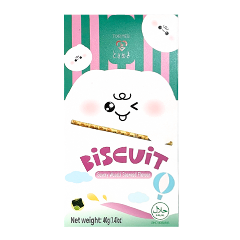 Sticksuri, aroma de alge si wasabi, 40g, Tokimeki