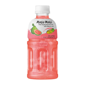Bautura racoritoare cu pulpa, Aroma de guave roz, 320ml, Mogu Mogu