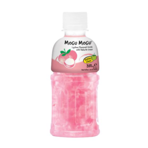 Bautura racoritoare cu pulpa, Aroma de litchi, 320ml, Mogu Mogu