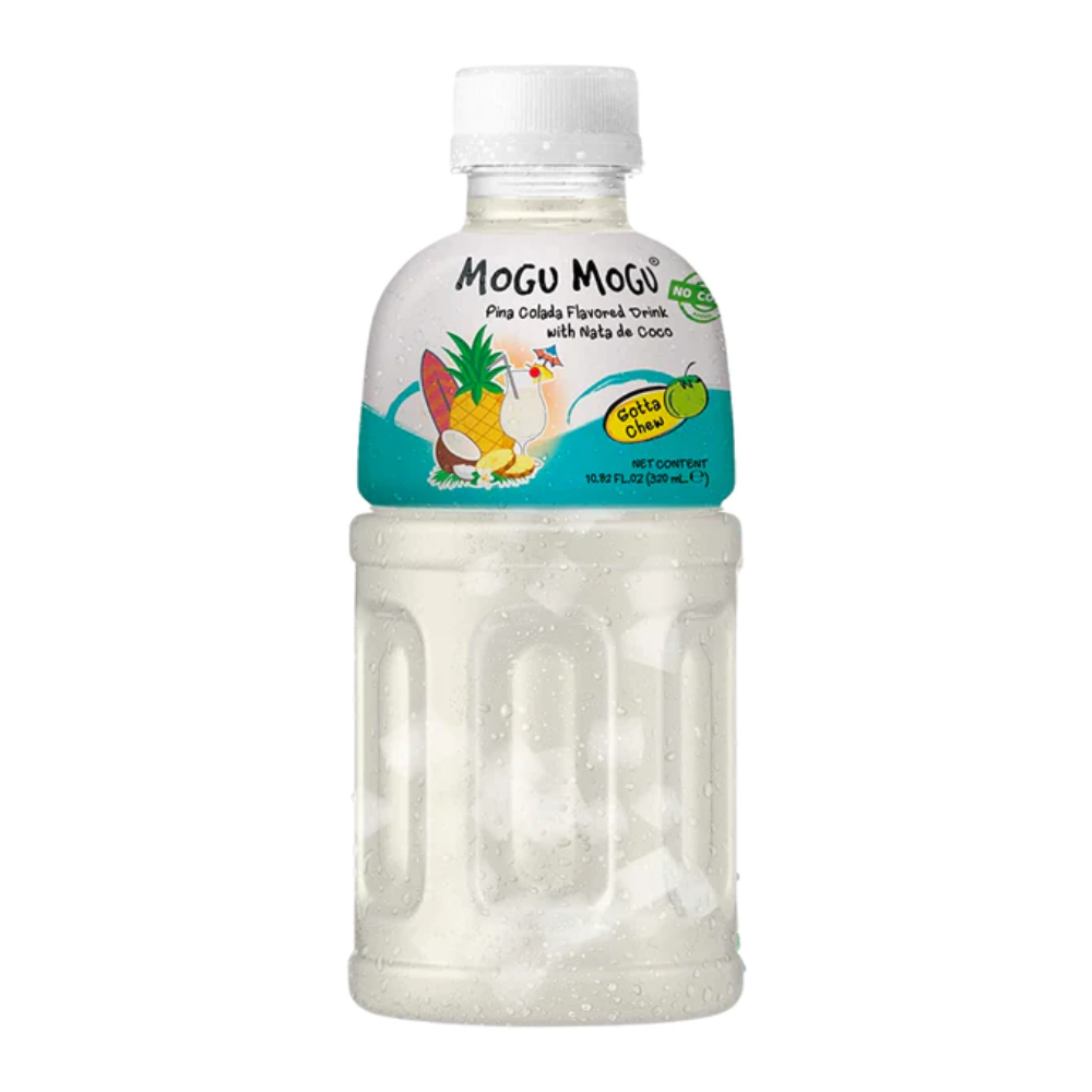 Bautura racoritoare cu pulpa, Aroma de pina colada, 320ml, Mogu Mogu