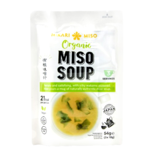 Supa Miso instant, organica, fara gluten, 54g, Hikari
