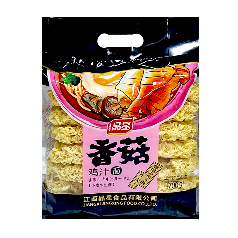 Taitei din grau, cu aroma de pui si ciuperci, 700g, JX