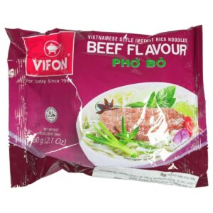 VIFON INSTANT RICE NOODLE BEEF FLAVOR PHO BO 60G