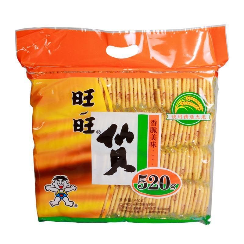 WANT WANT BISCUITI DIN OREZ SENBEI WANGWANG 520G