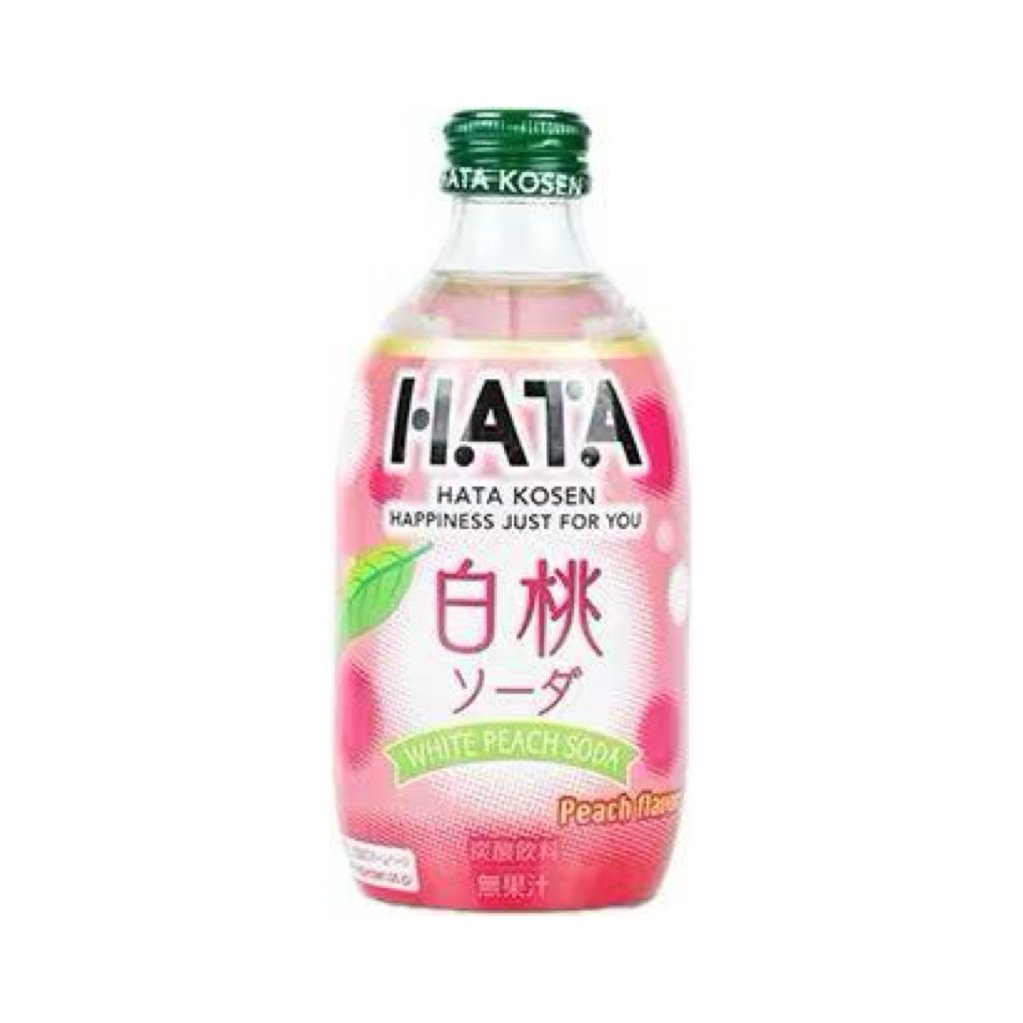 Sodă carbonatoare japoneză Hada cu aromă de piersică 300ml